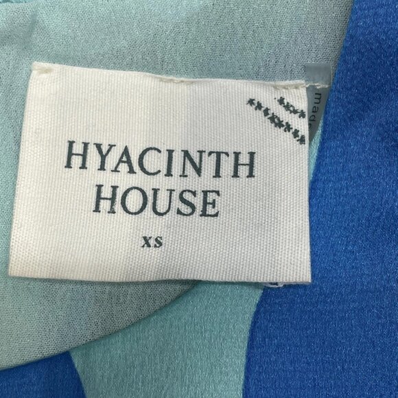 Hyacinth House Women’s Retro Geo Duffy Mini Dress Size XS Blue – New with Tags - Picture 6 of 8